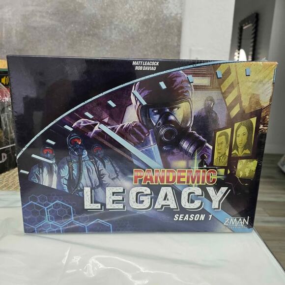 Pandemic Legacy Strategy Board Game Season 1 (Blue) for Ages 13+, from Asmodee - Picture 7 of 8